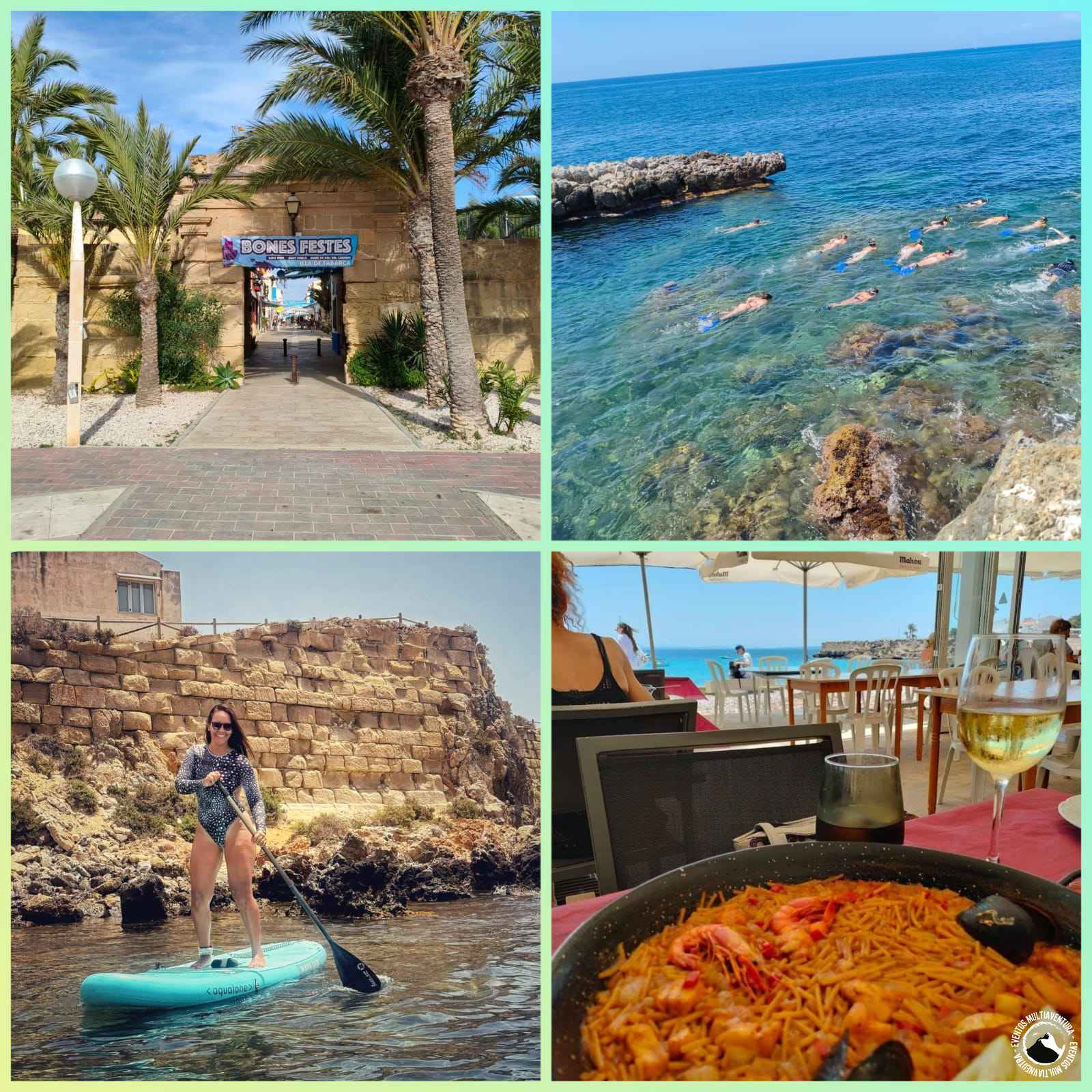 EventosMultiaventura Tabarca snorkel padlle surf comida 1